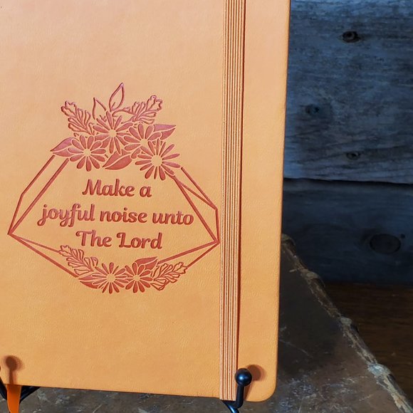 Lined Journal with Elastic Band Closure by Heart of Angelstar  NWOT - Picture 3 of 5